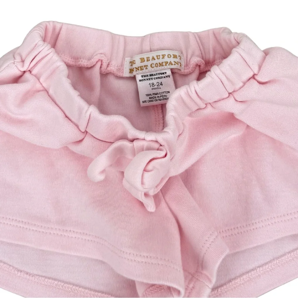 TBBC Shipley Shorts Palm Beach Pink‎ Girls 18-24M Pima Cotton Pull-On Casual